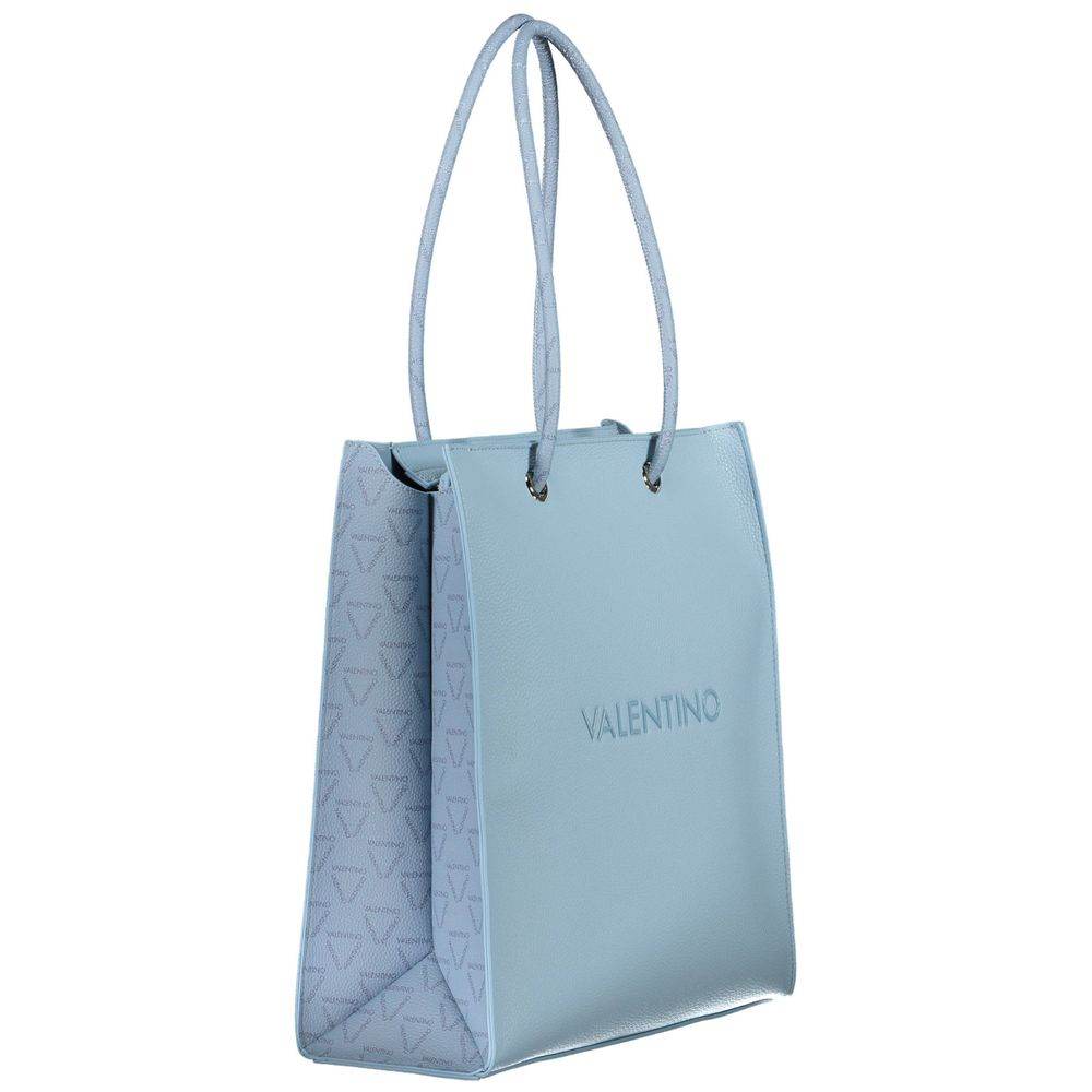 Mario Valentino Blue Polyethylene Handbag - Hilstor