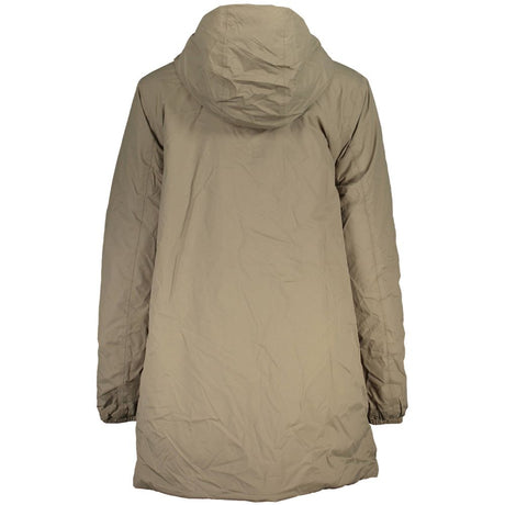 K-WAY Beige Polyester Jackets & Coat