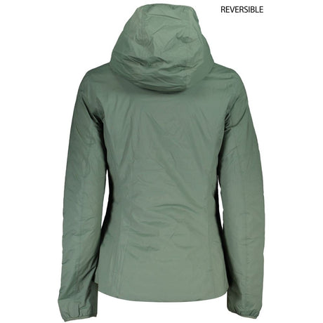 K-WAY Green Spandex Jackets & Coat