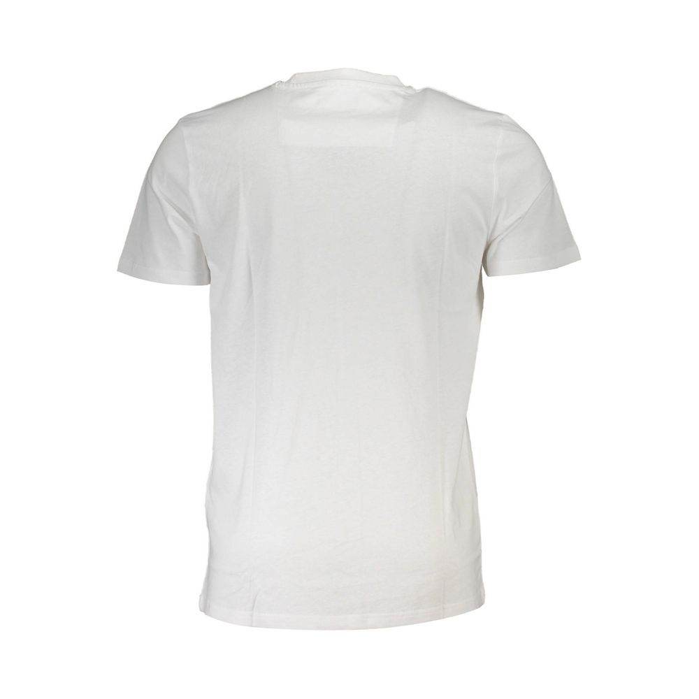Cavalli Class White Cotton T-Shirt - Hilstor