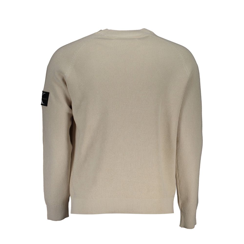 Calvin Klein Beige Cotton Sweater