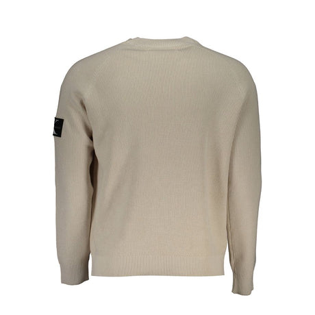 Calvin Klein Beige Cotton Sweater