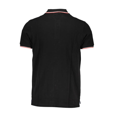 Scuola Nautica Black Cotton Polo Shirt