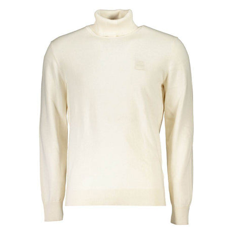 Hugo Boss White Cotton Sweater - Hilstor