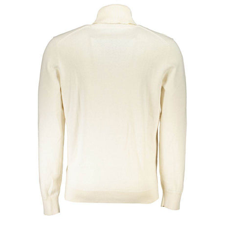 Hugo Boss White Cotton Sweater - Hilstor