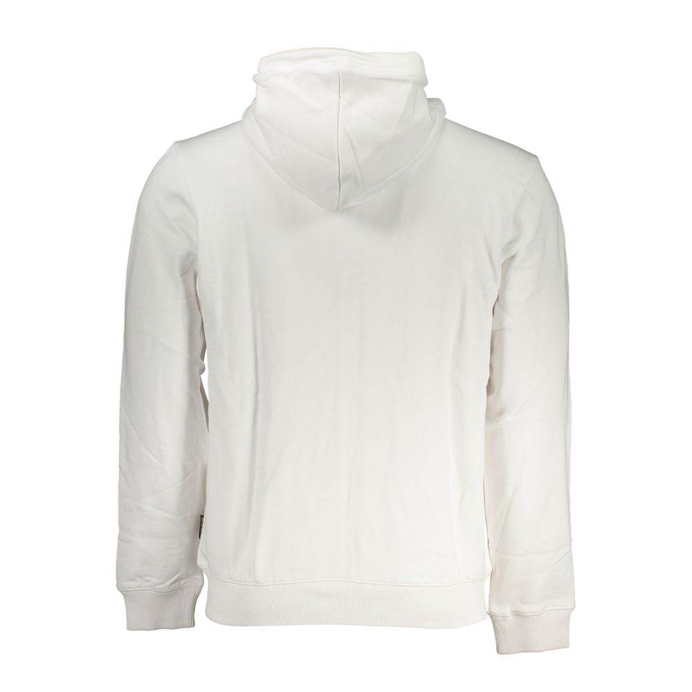 Napapijri White Cotton Men Sweater - Hilstor