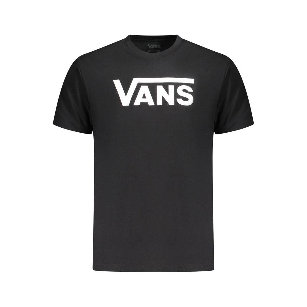 Vans Black Cotton T-Shirt - Hilstor