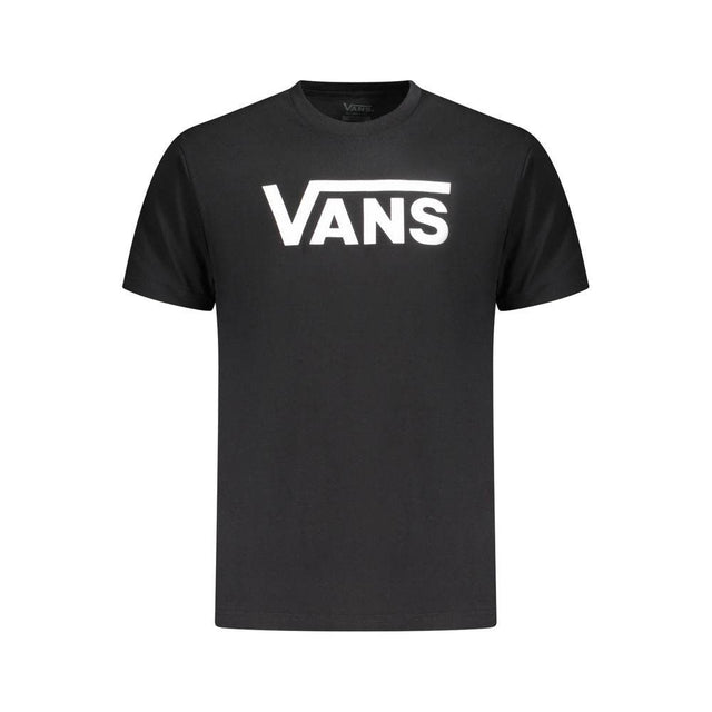 Vans Black Cotton T-Shirt - Hilstor