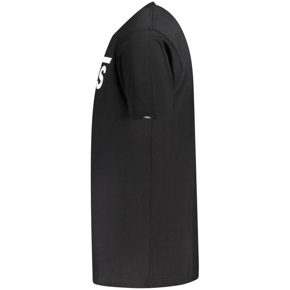 Vans Black Cotton T-Shirt - Hilstor