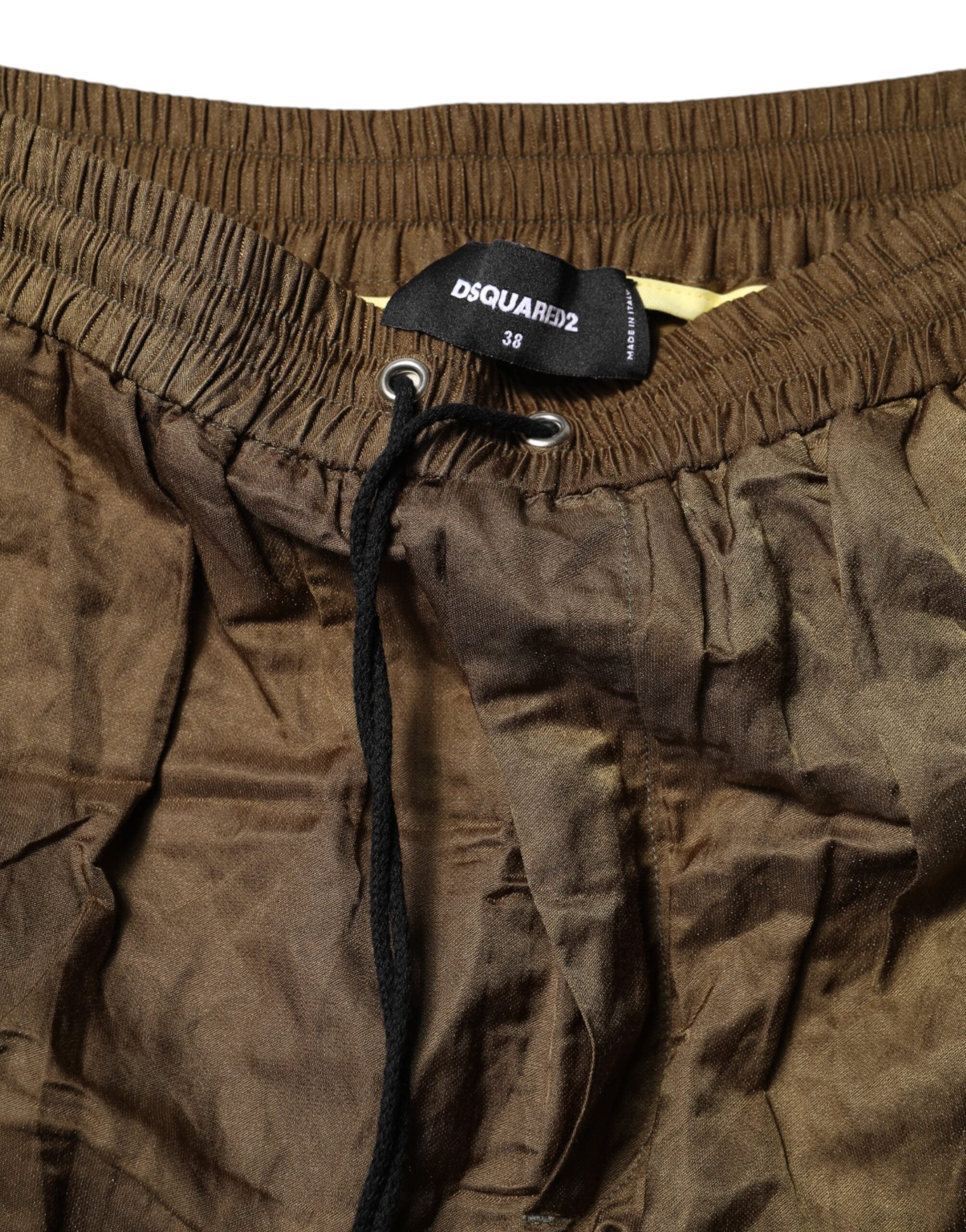Dsquared² Brune Mellemhøj Taljede Dame Joggingbukser Bukser