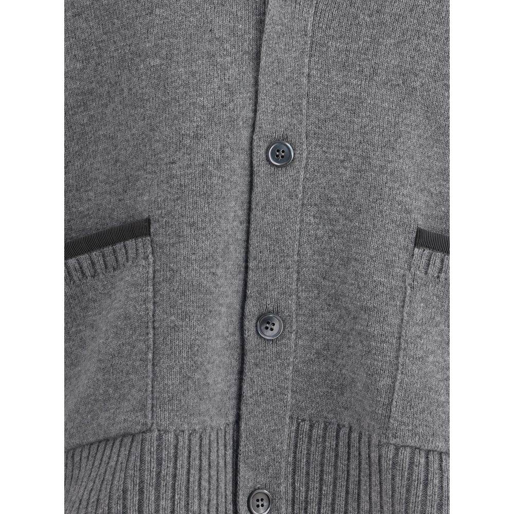 Thom Browne Merino wool Cardigan - Hilstor