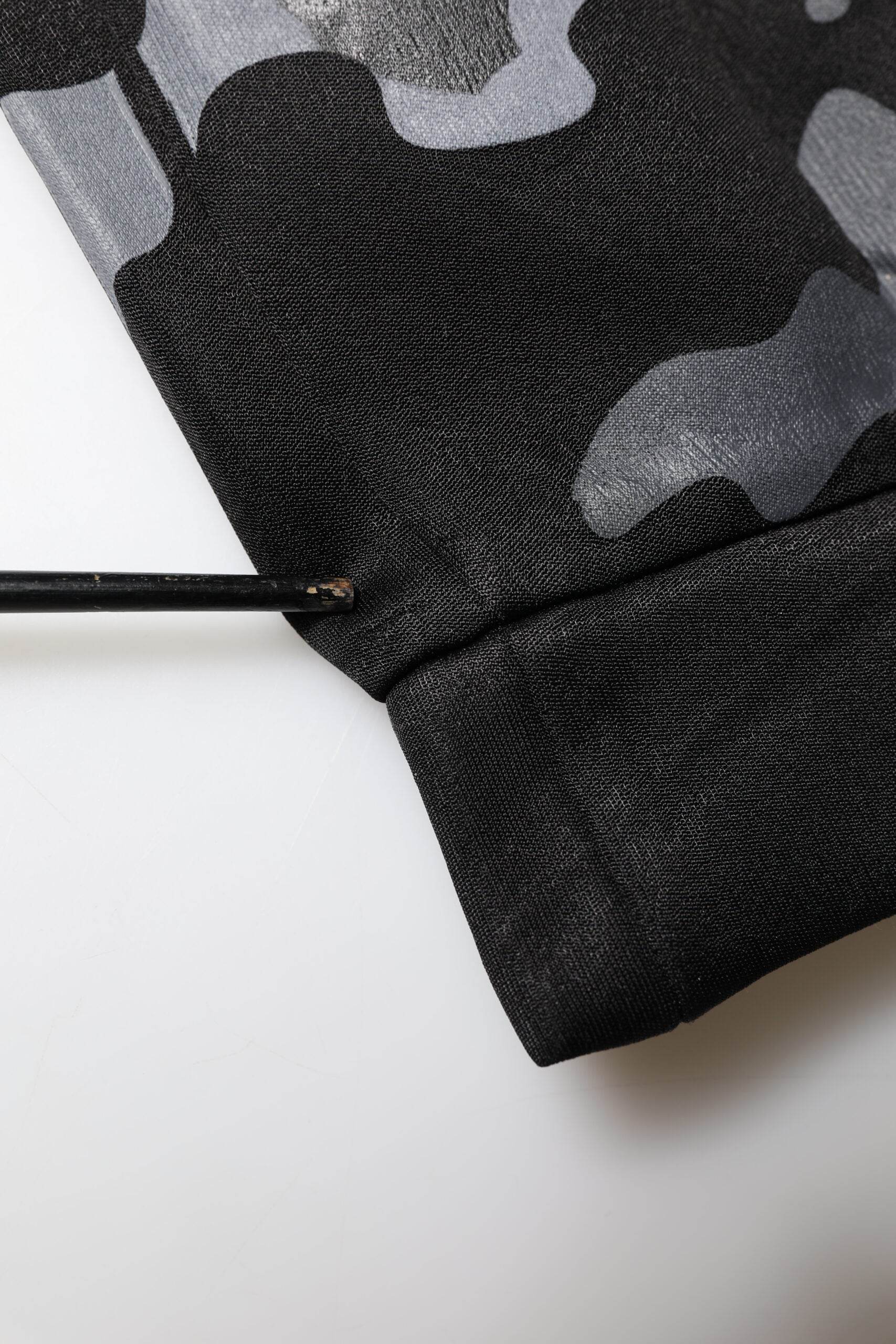 Dolce & Gabbana Black Camouflage Pullover Sweatshirt Sweater - Hilstor