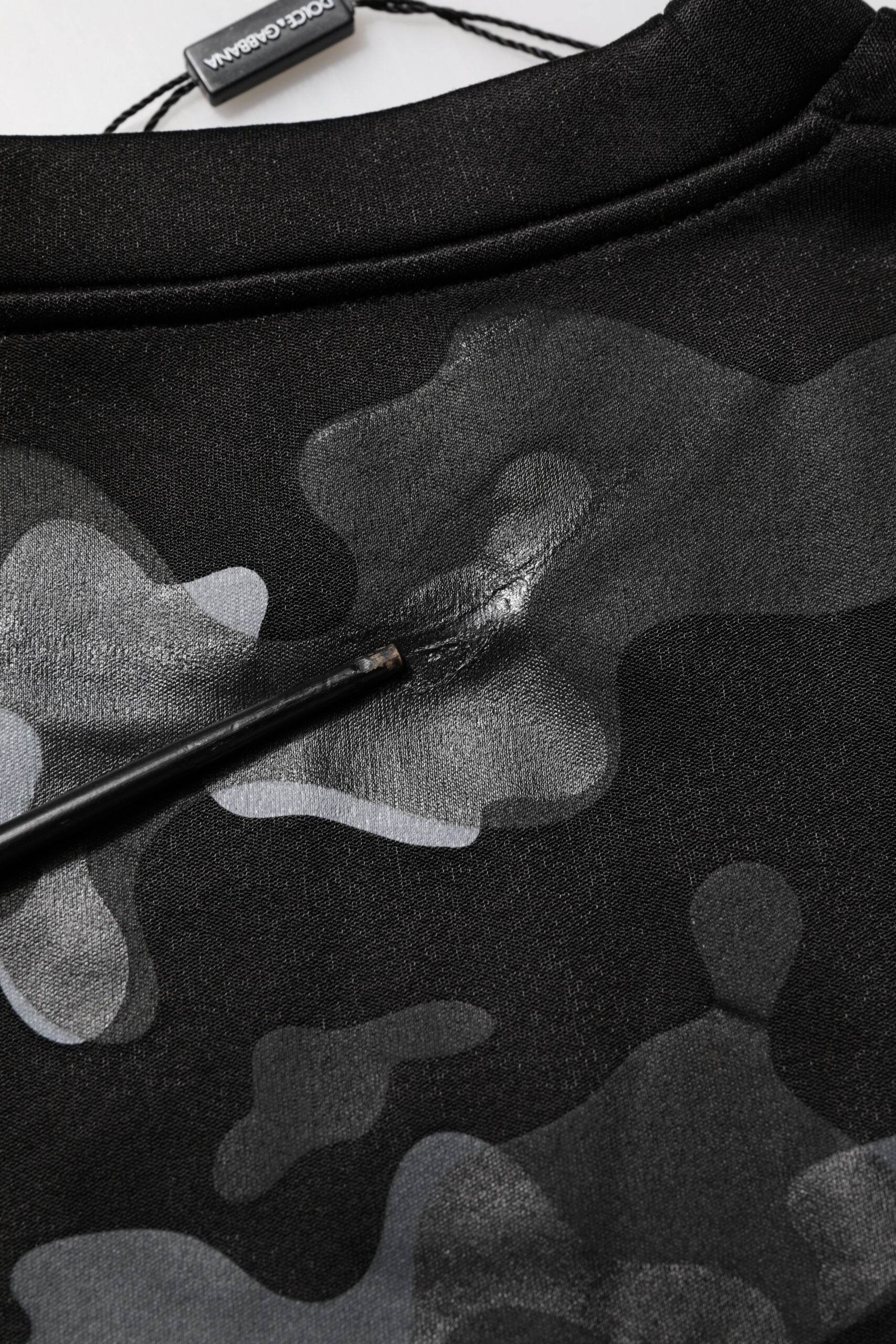 Dolce & Gabbana Black Camouflage Pullover Sweatshirt Sweater - Hilstor