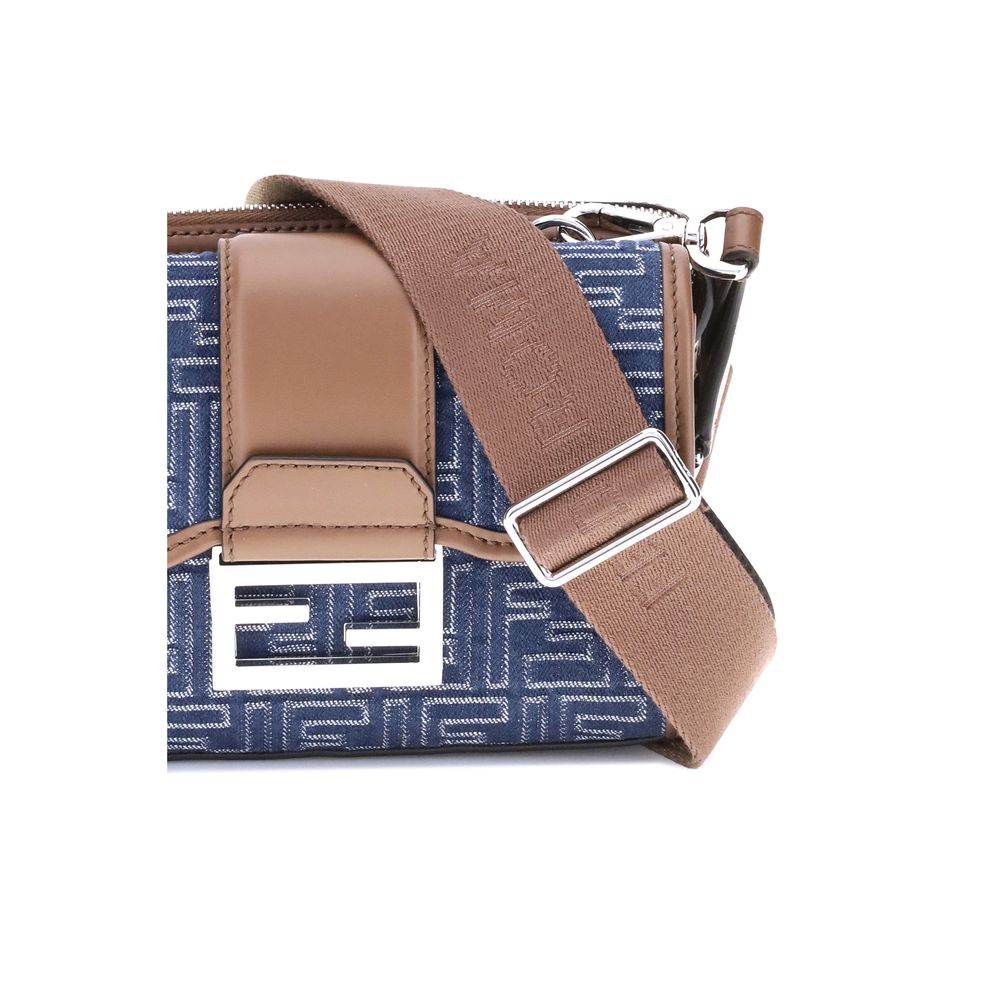 Fendi Baguette denim Shoulder Bag - Hilstor