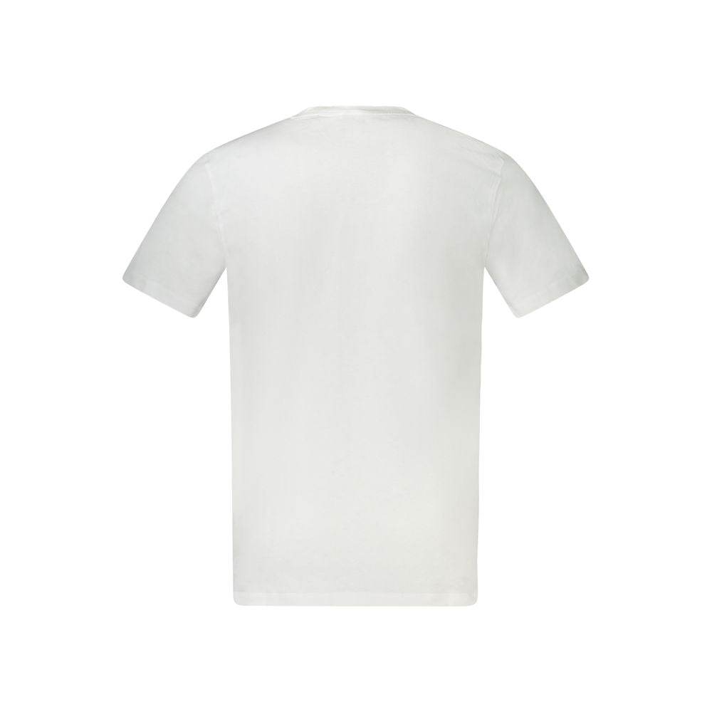 Hugo Boss White Cotton Men T-Shirt - Hilstor