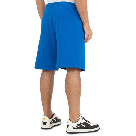 Comme Des Fuckdown Blue Cotton Short - Hilstor