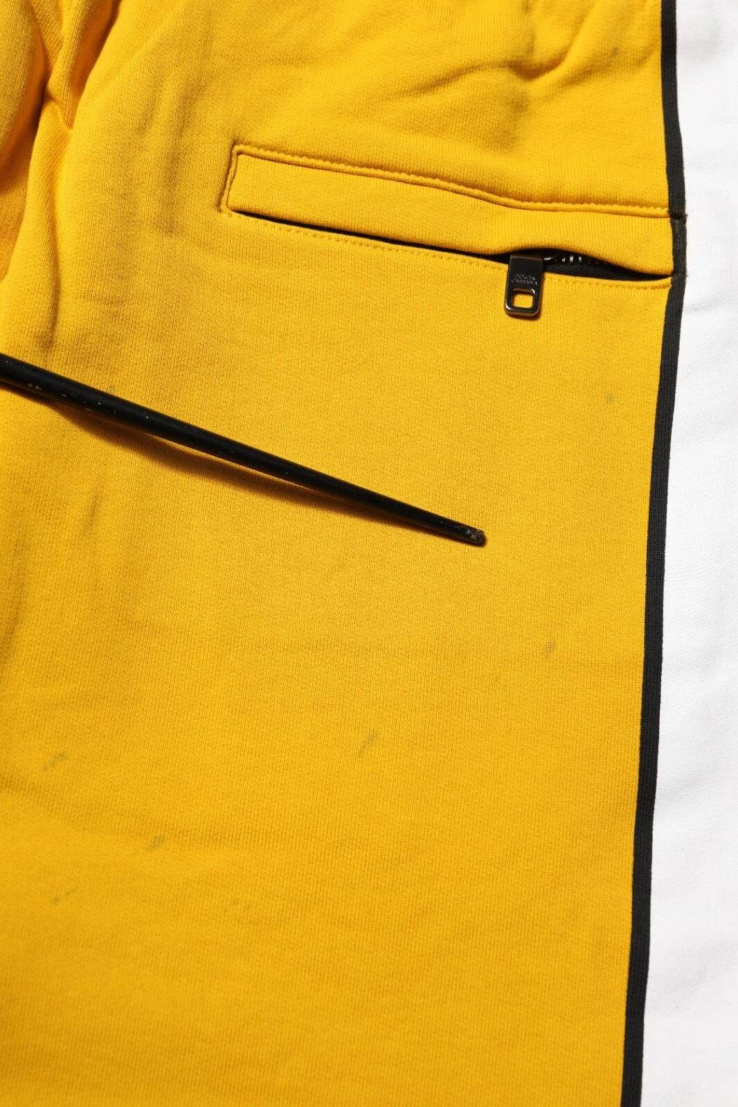 Dolce & Gabbana Yellow Cotton Sweatpants Jogger Trouser Pants - Hilstor
