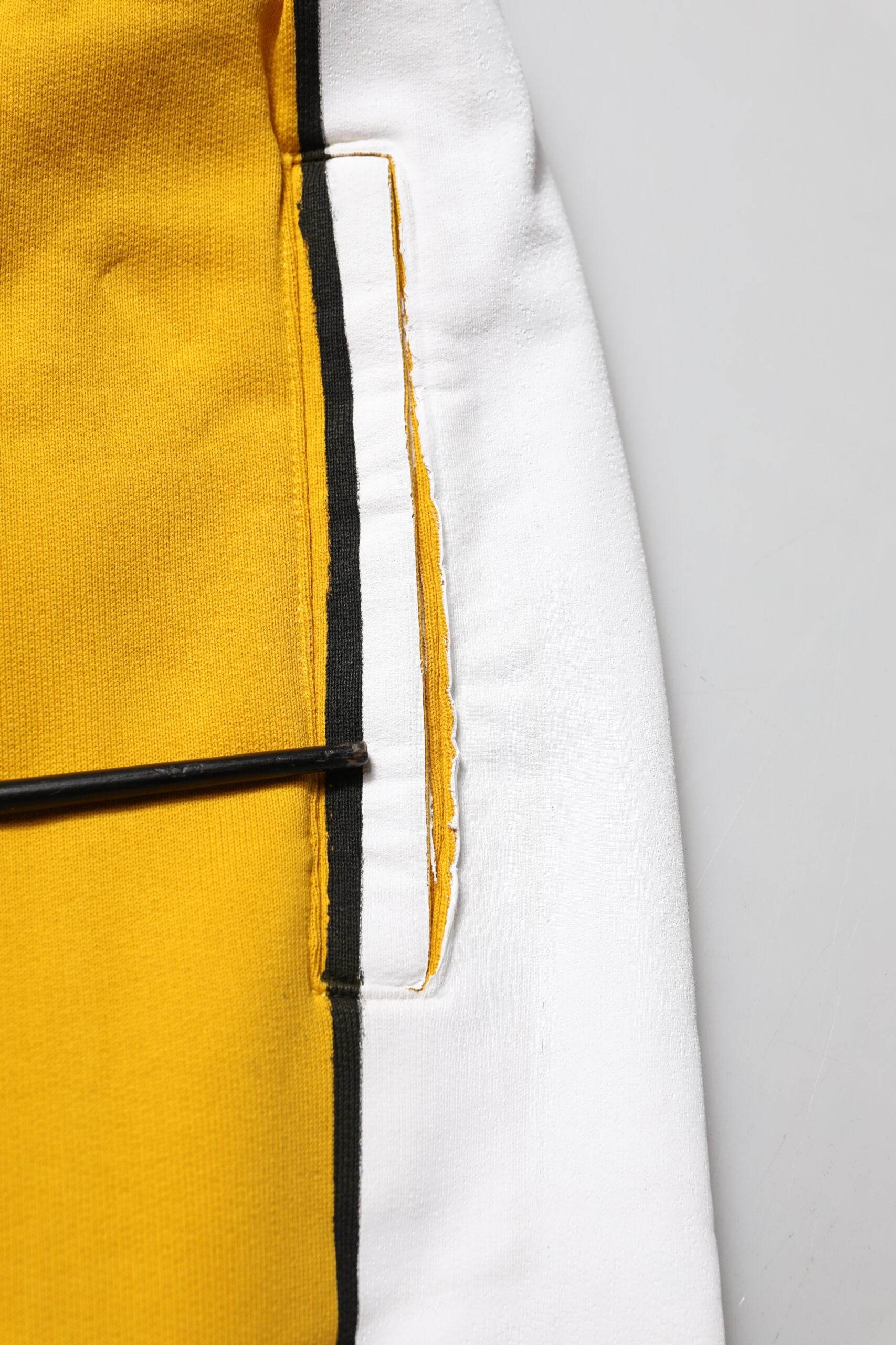 Dolce & Gabbana Yellow Cotton Jogger Skinny Sweatpants Pants - Hilstor