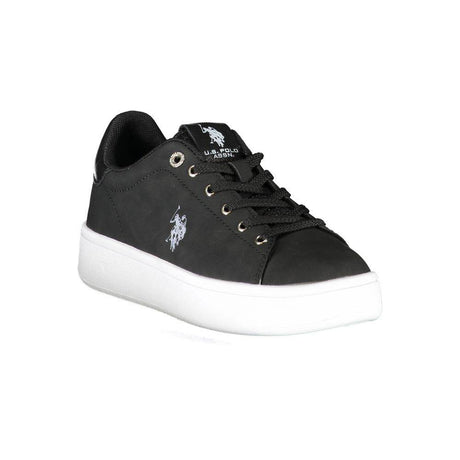U.S. POLO ASSN. Black Polyester Women Sneaker - Hilstor