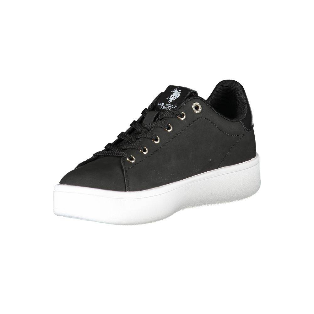 U.S. POLO ASSN. Black Polyester Women Sneaker - Hilstor