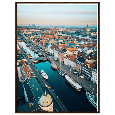 Classic Semi-Glossy Paper Wooden Framed Poster - Hilstor