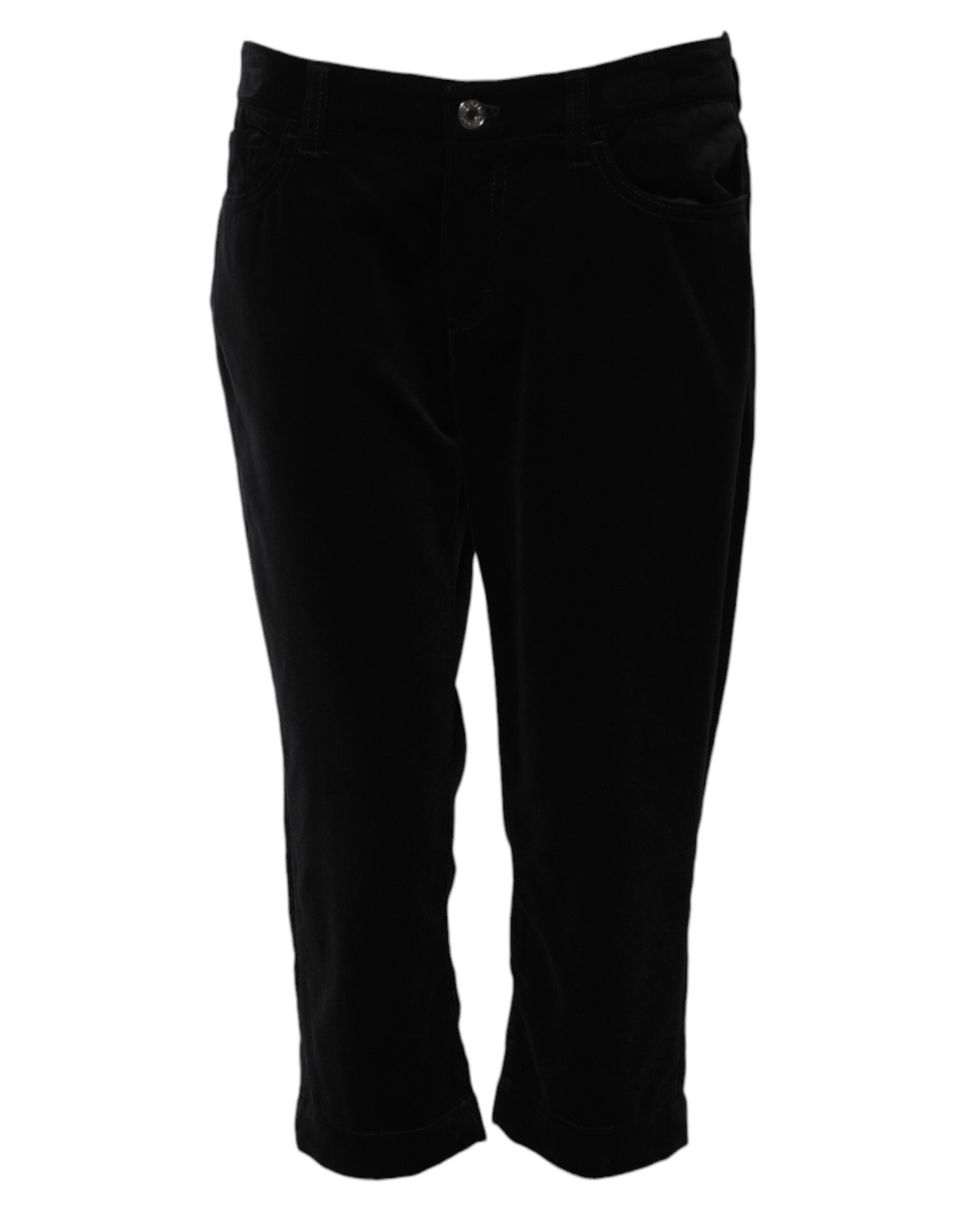 Dolce &amp; Gabbana Sorte Bomulds Skinny Capri Cropped Denim Jeans