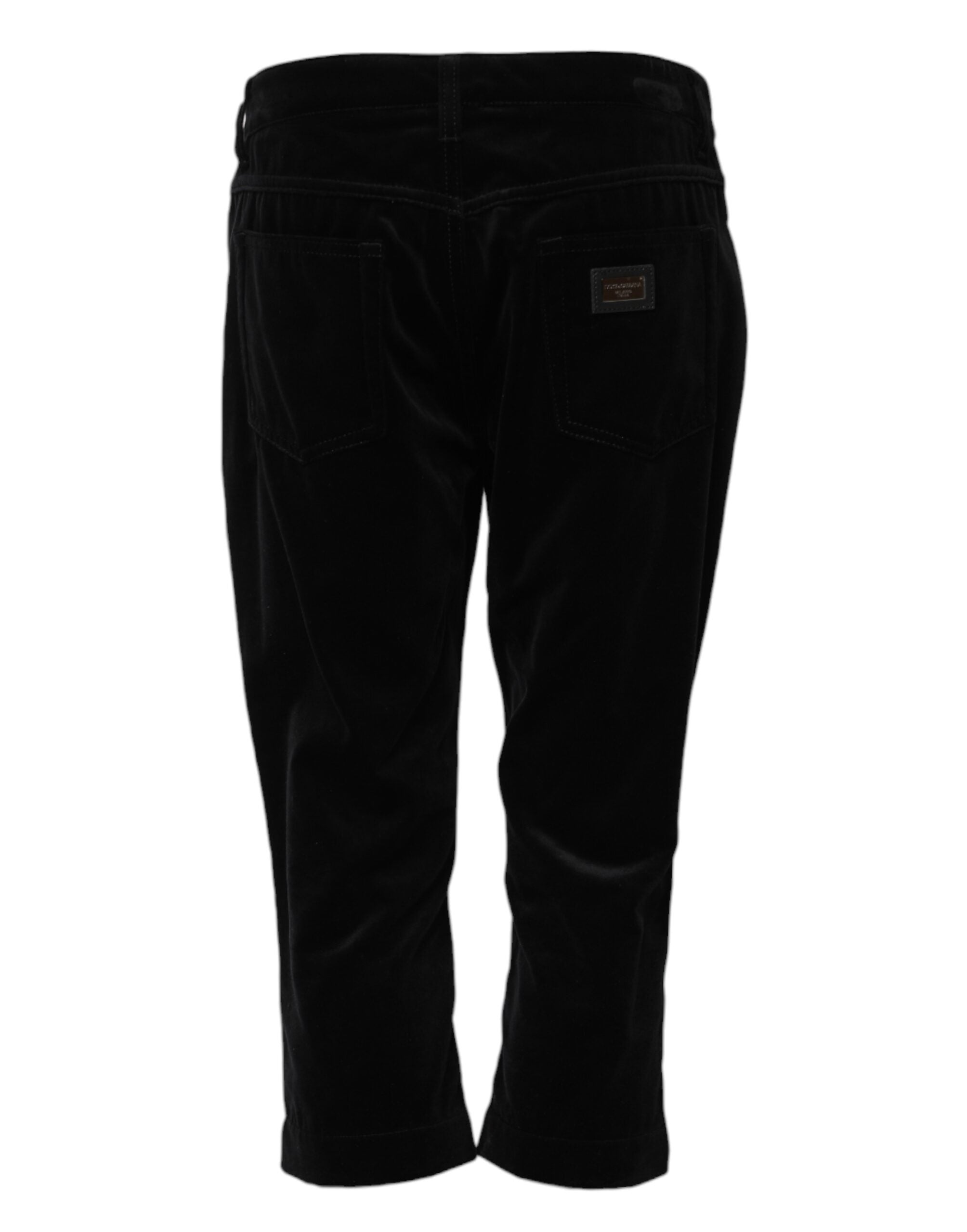 Dolce &amp; Gabbana Sorte Bomulds Skinny Capri Cropped Denim Jeans