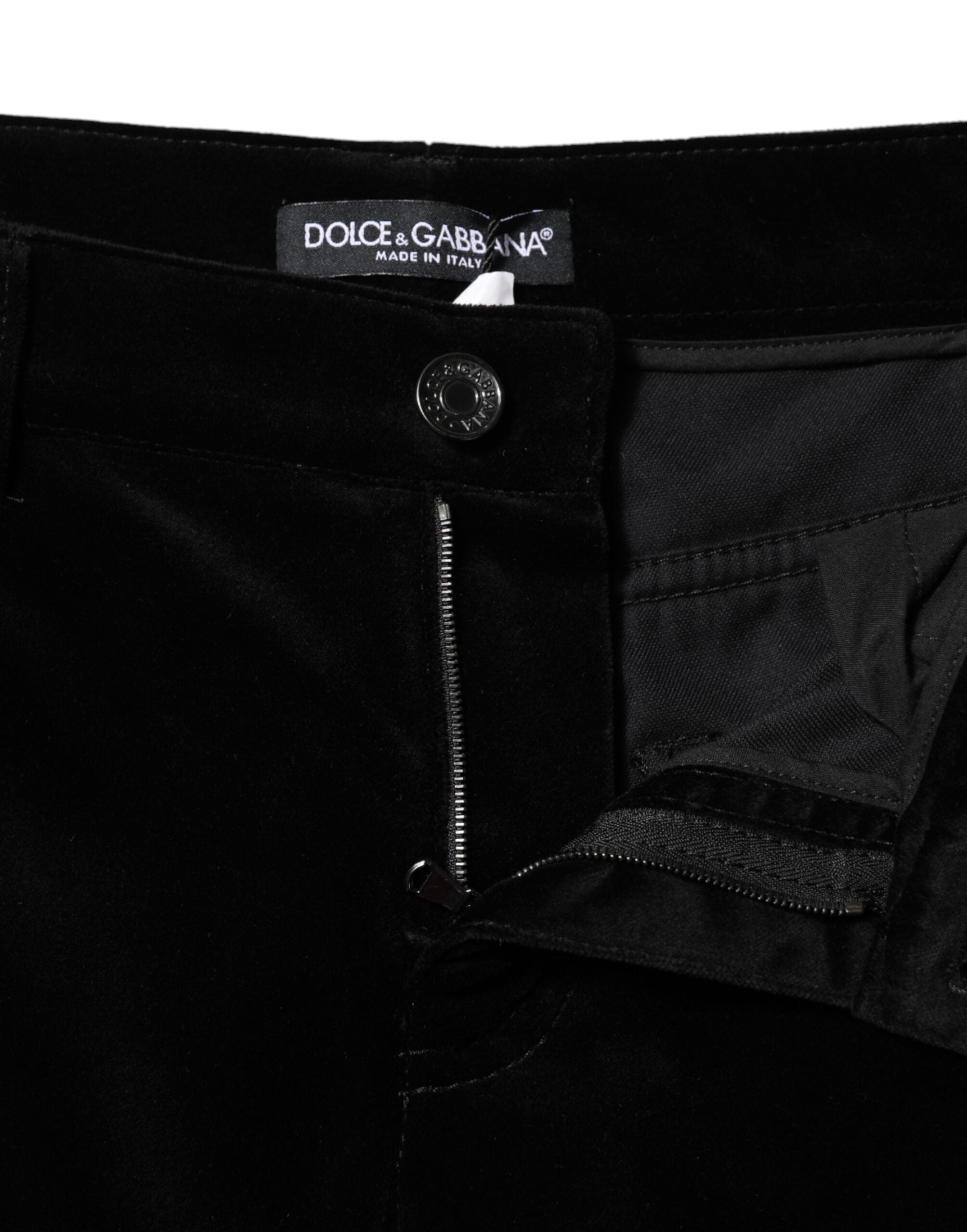 Dolce &amp; Gabbana Sorte Bomulds Skinny Capri Cropped Denim Jeans