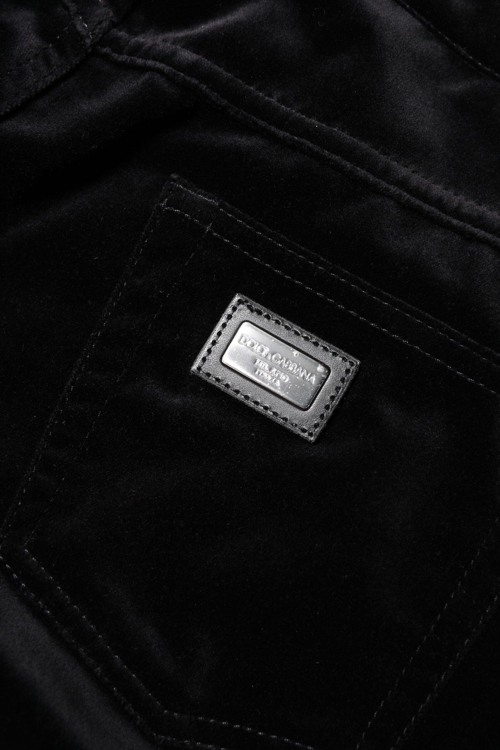 Dolce &amp; Gabbana Sorte Bomulds Skinny Capri Cropped Denim Jeans