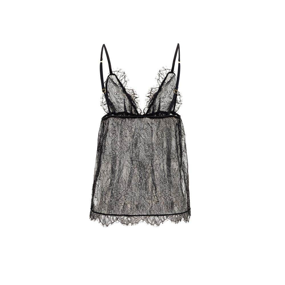 Tom Ford Black Polyamide Top - Hilstor