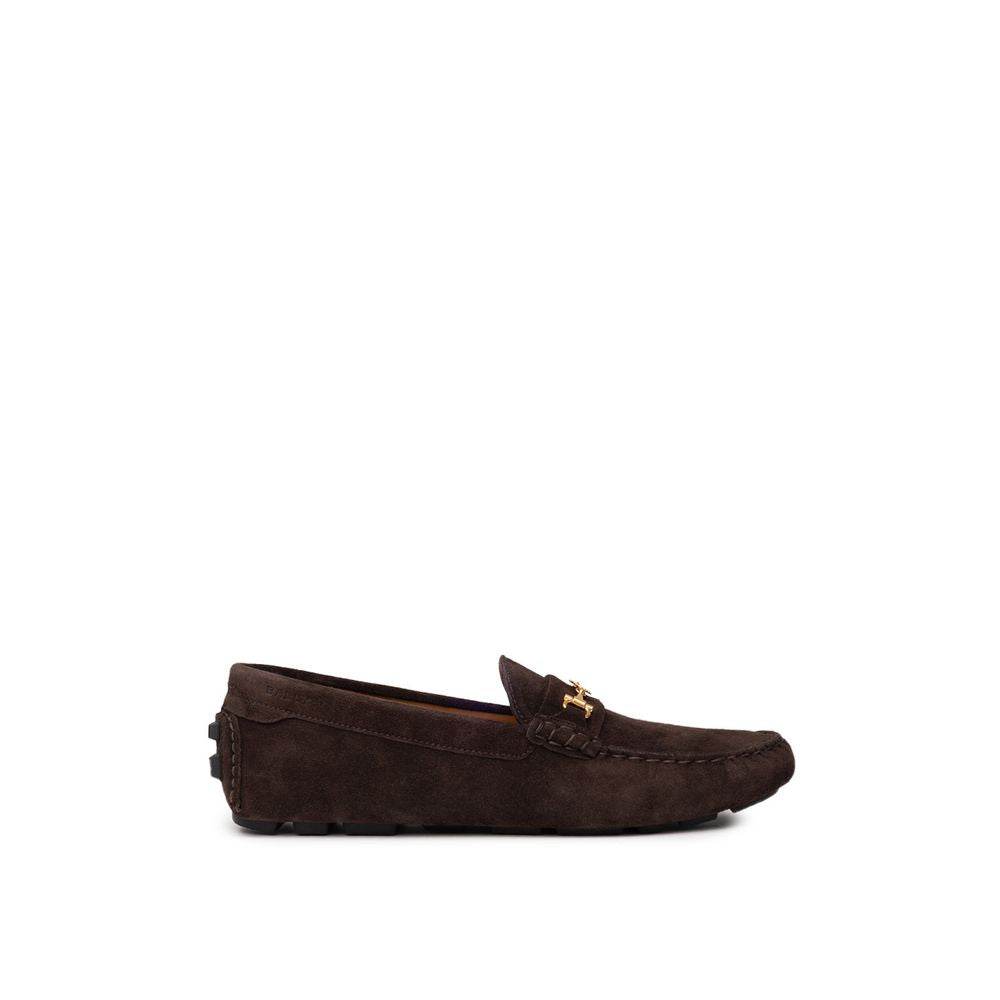 Bally Brown Leather Moccassin - Hilstor