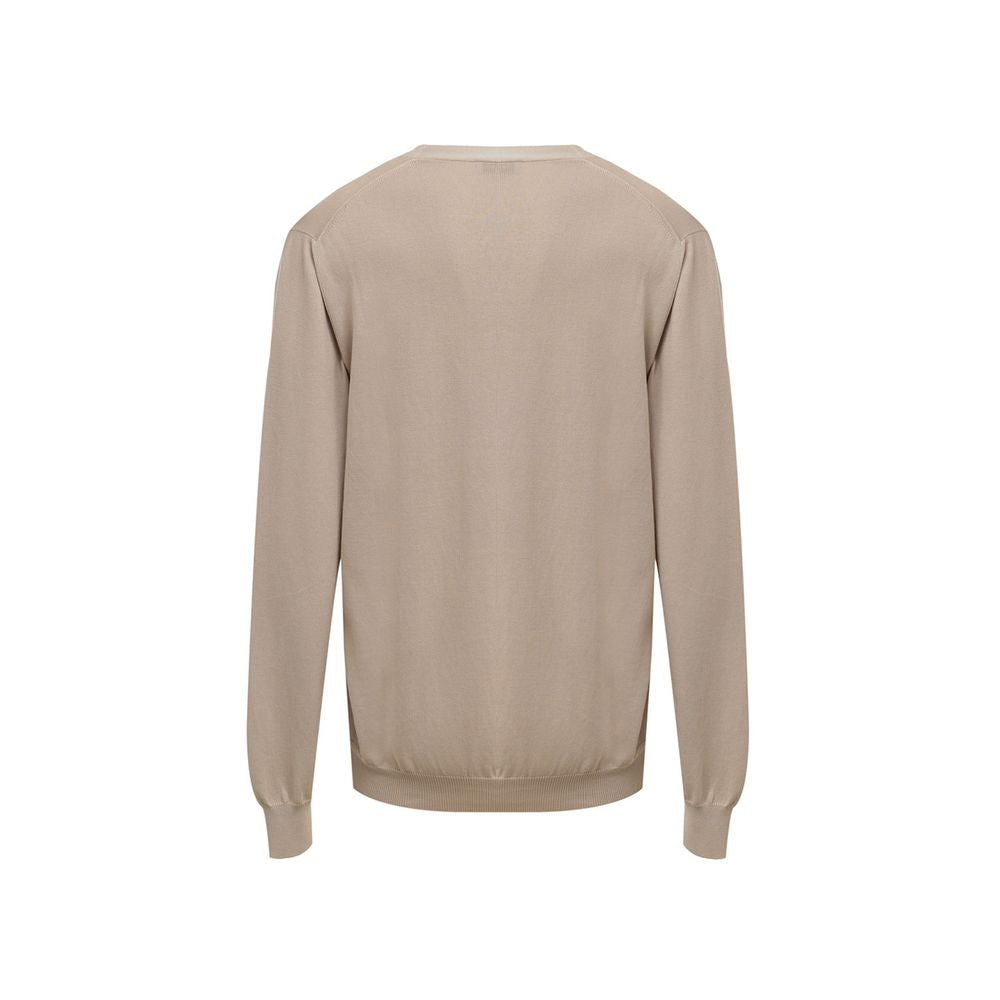 Gran Sasso Beige Cotton Cardigan