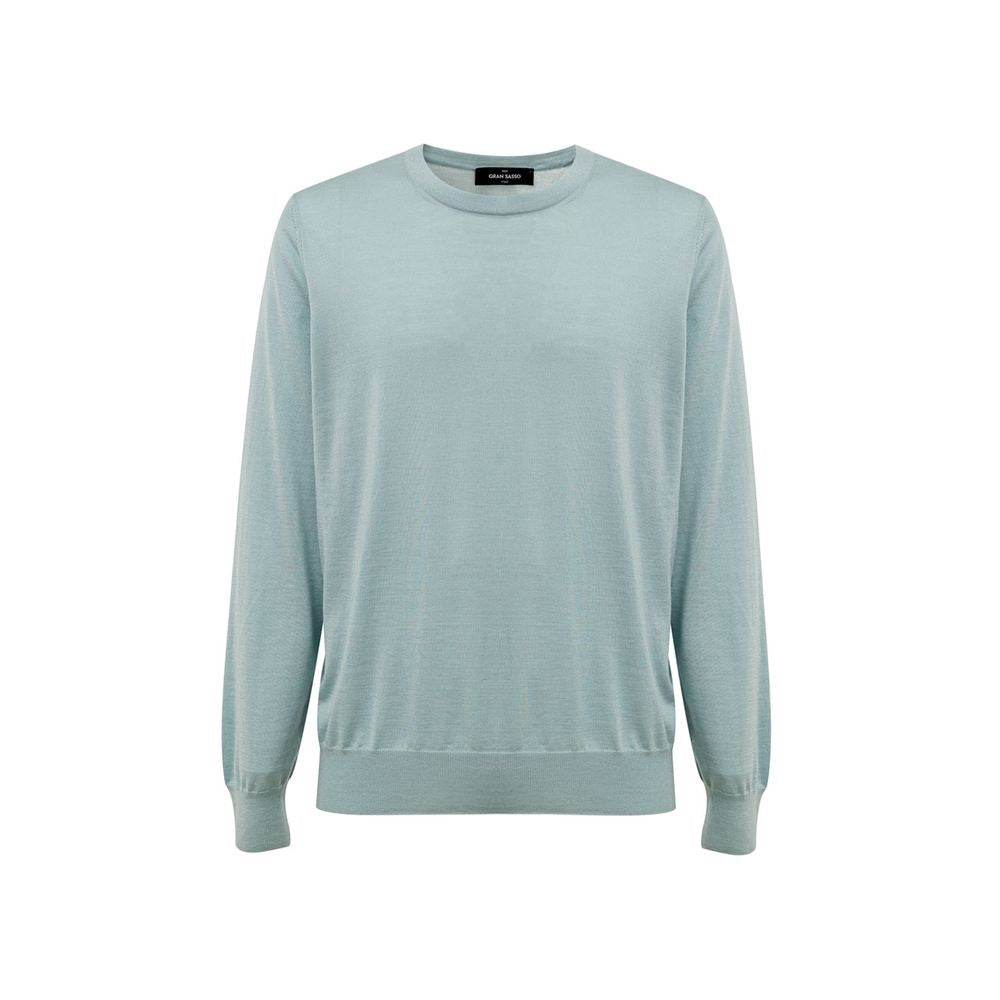 Gran Sasso Blue Cashmere Sweater - Hilstor
