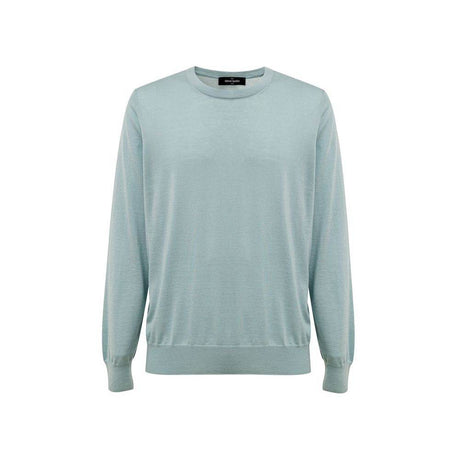 Gran Sasso Blue Cashmere Sweater - Hilstor