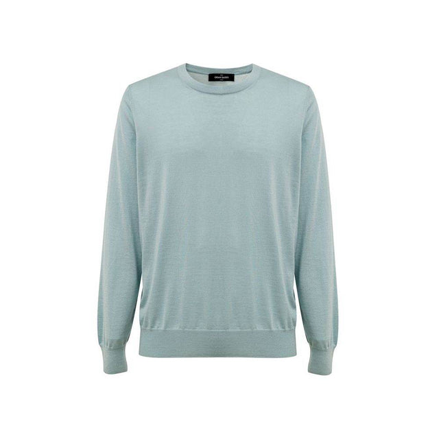 Gran Sasso Blue Cashmere Sweater - Hilstor