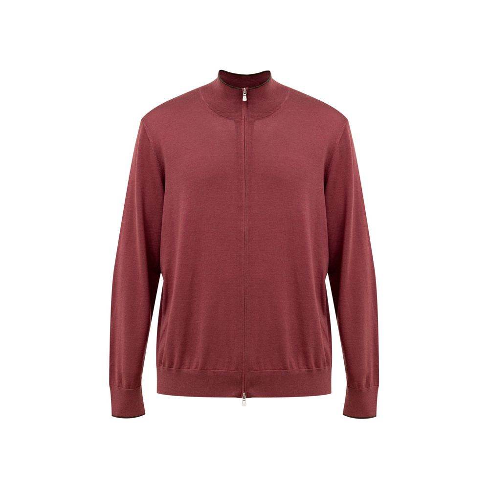 Gran Sasso Red Silk T-Shirt - Hilstor