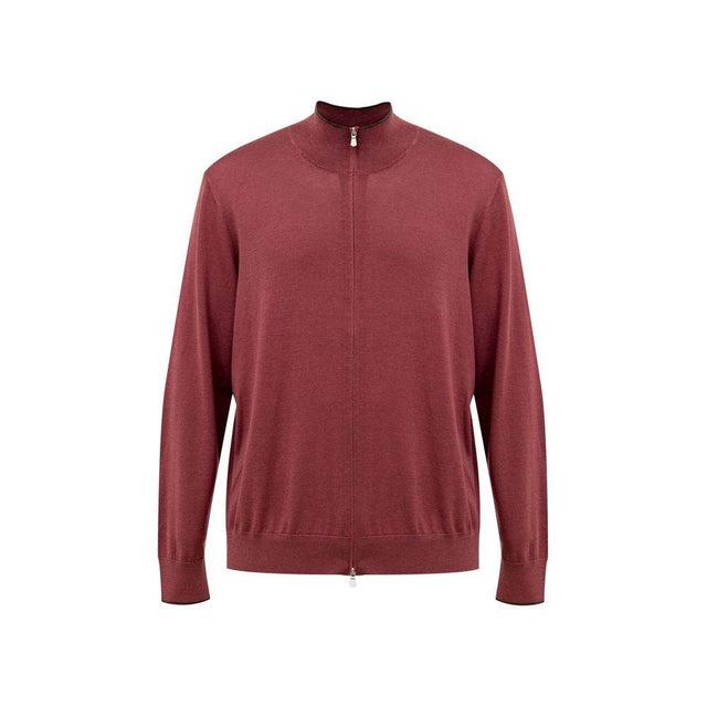 Gran Sasso Red Silk T-Shirt - Hilstor
