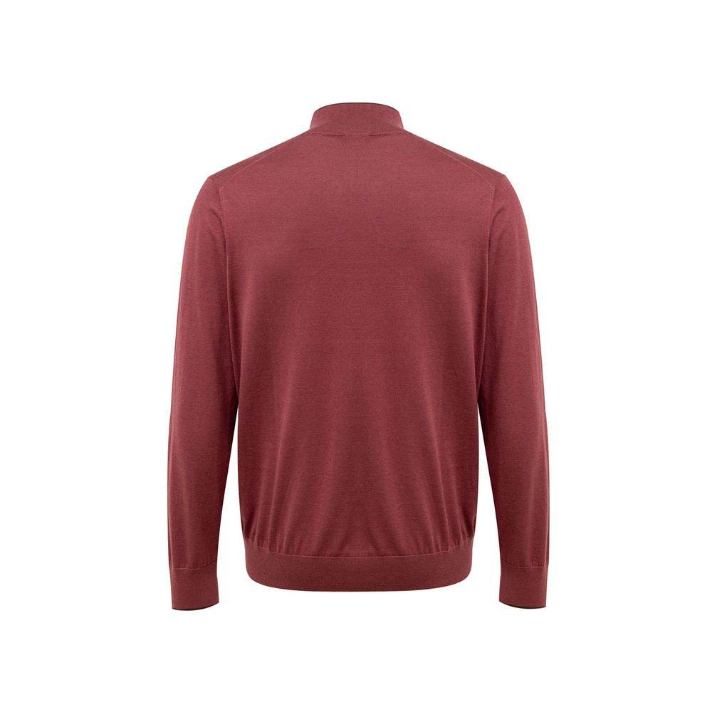 Gran Sasso Red Silk T-Shirt - Hilstor