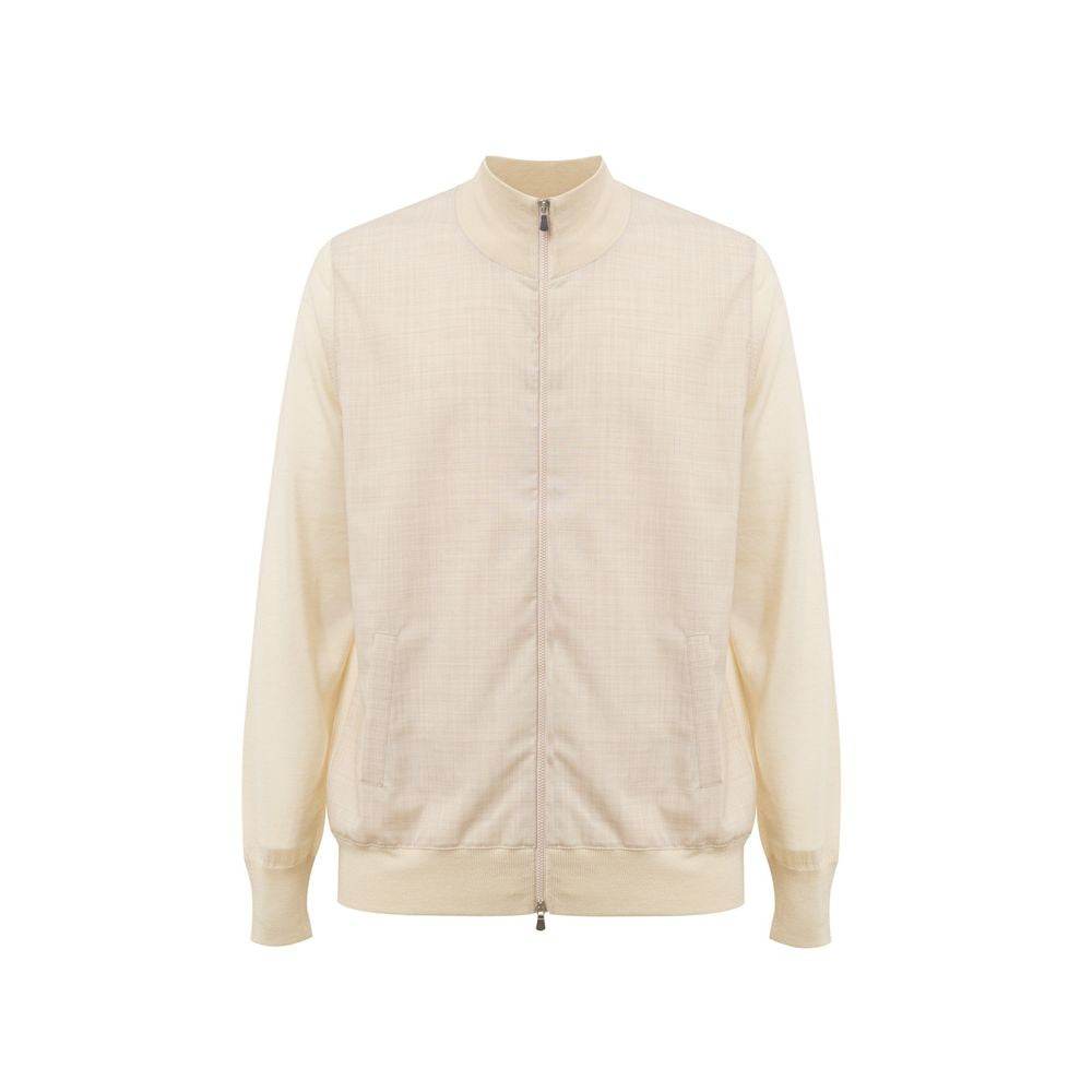 Gran Sasso Beige Wool T-Shirt - Hilstor