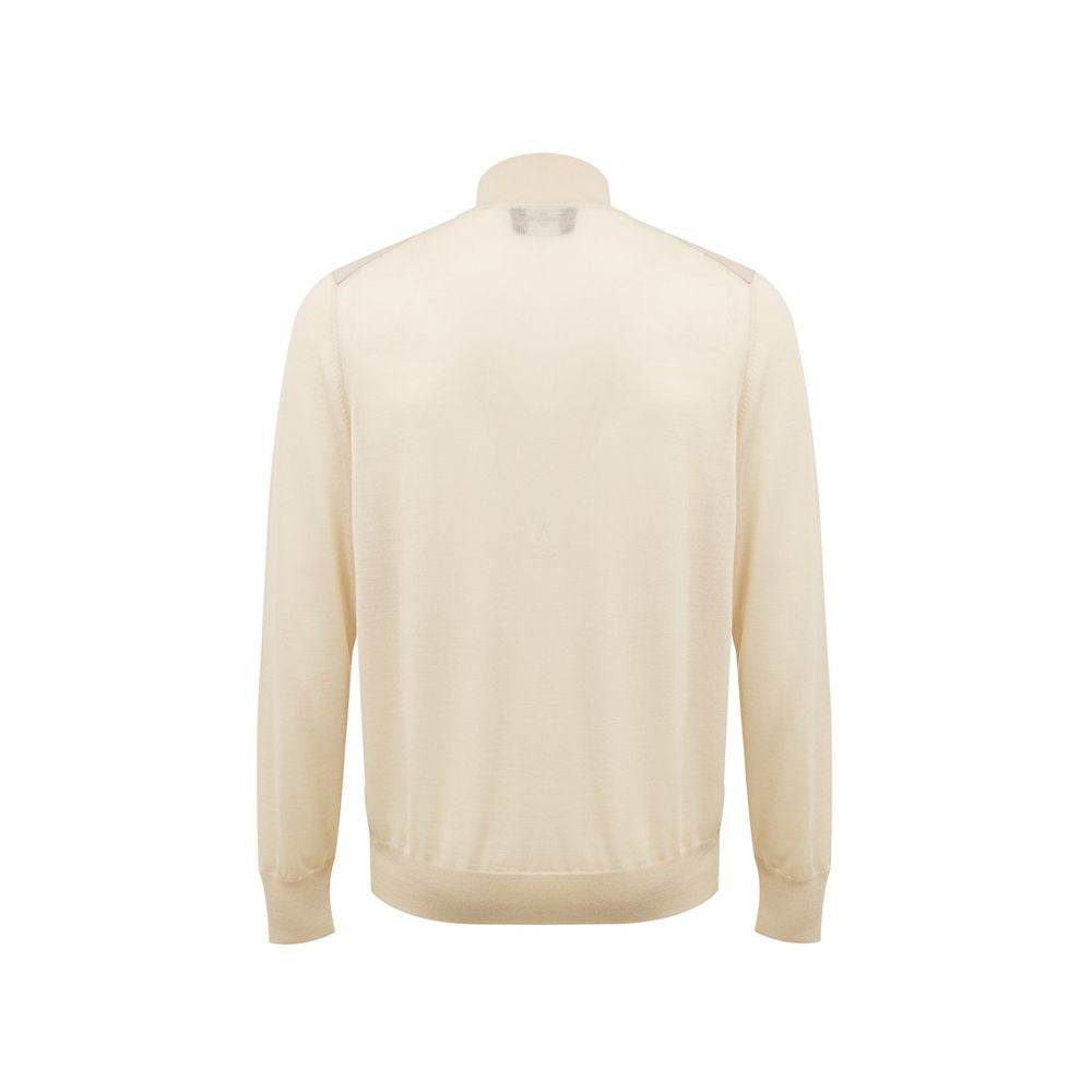 Gran Sasso Beige Wool T-Shirt - Hilstor