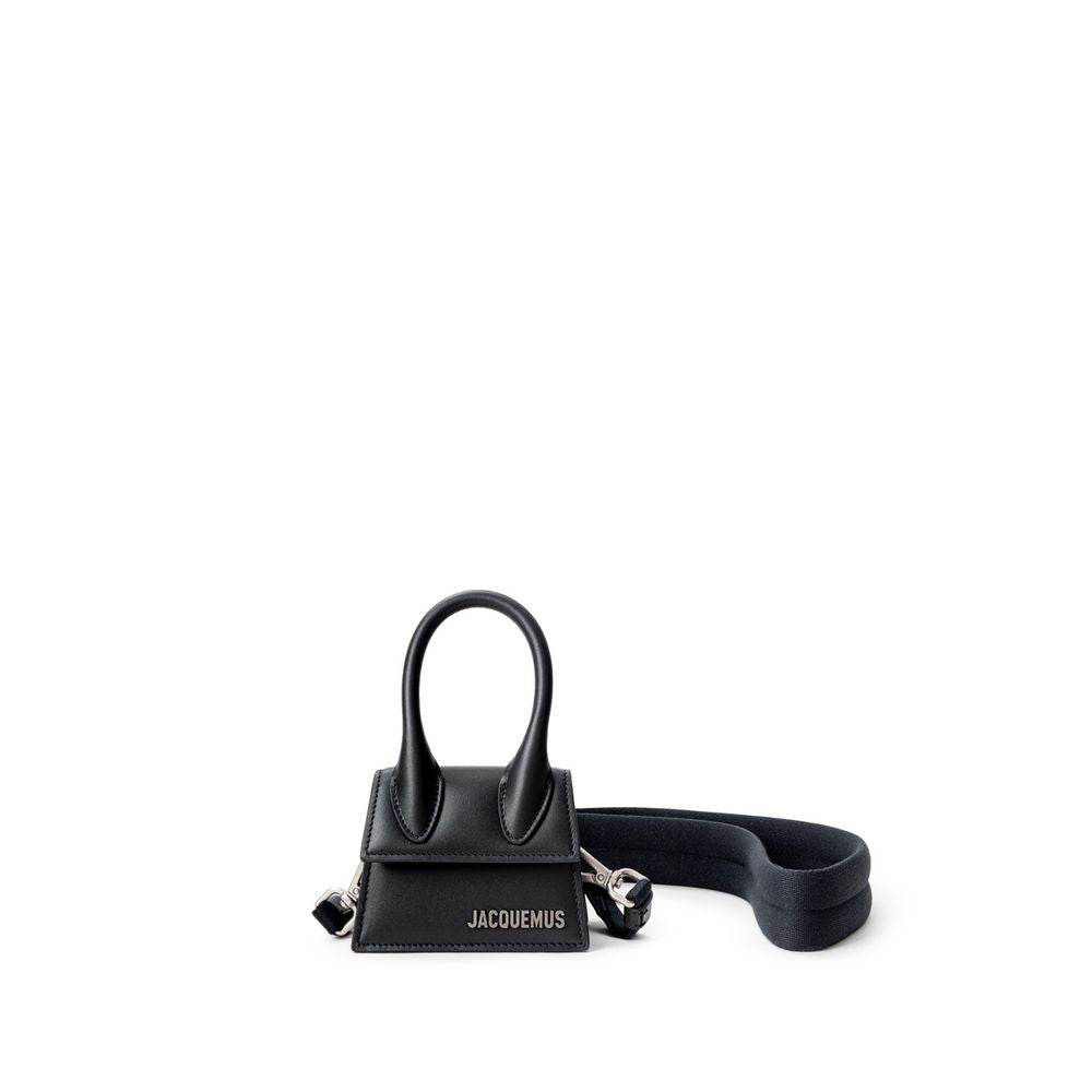 Jacquemus Black Leather Handbag - Hilstor