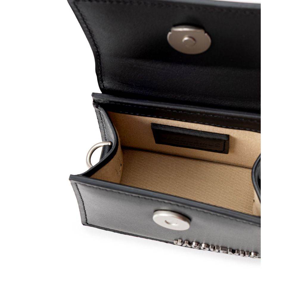 Jacquemus Black Leather Handbag - Hilstor
