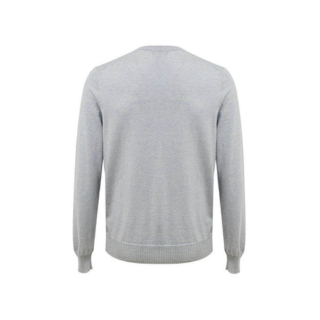 Gran Sasso Blue Cotton Sweater - Hilstor