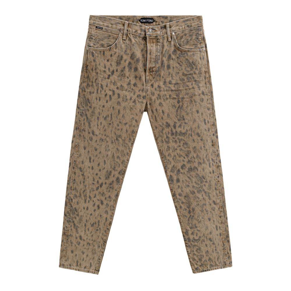 Tom Ford Beige Cotton Tapered Jean - Hilstor