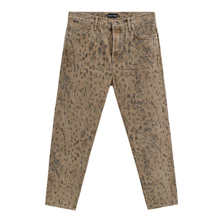Tom Ford Beige Cotton Tapered Jean - Hilstor