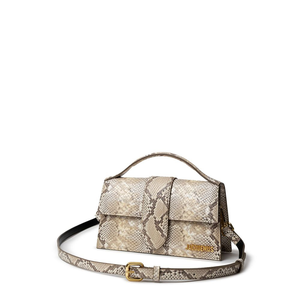 Jacquemus Beige Leather Shoulder Bag