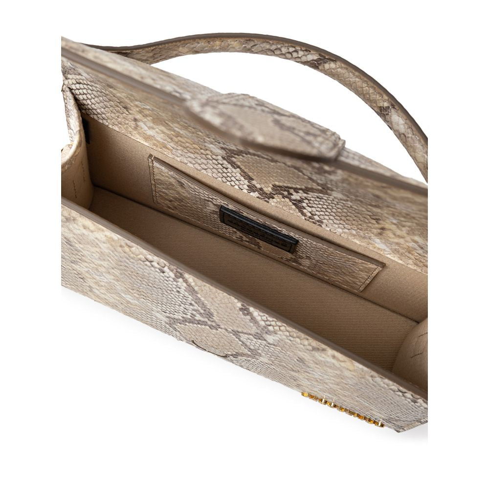Jacquemus Beige Leather Shoulder Bag
