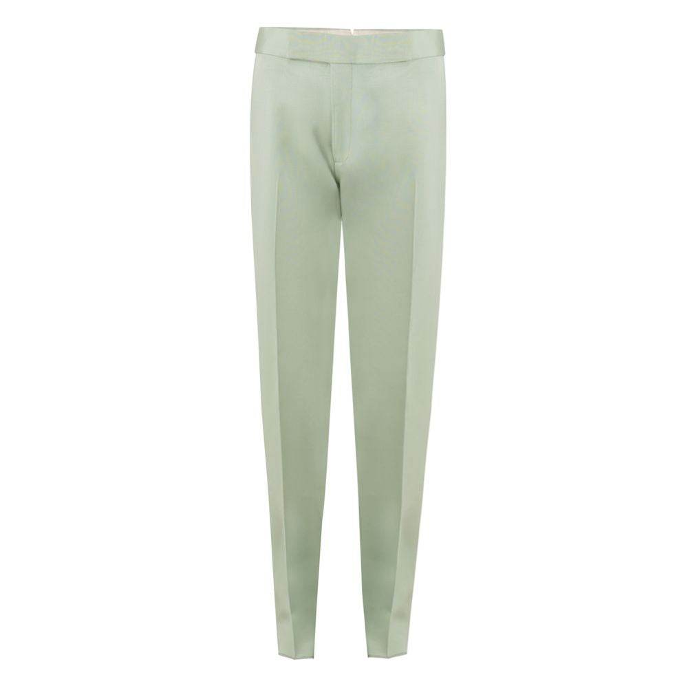Tom Ford Green Viscose Chino Pant - Hilstor