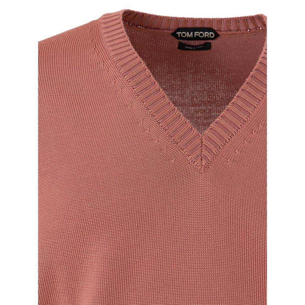 Tom Ford Pink Silk Sweater - Hilstor