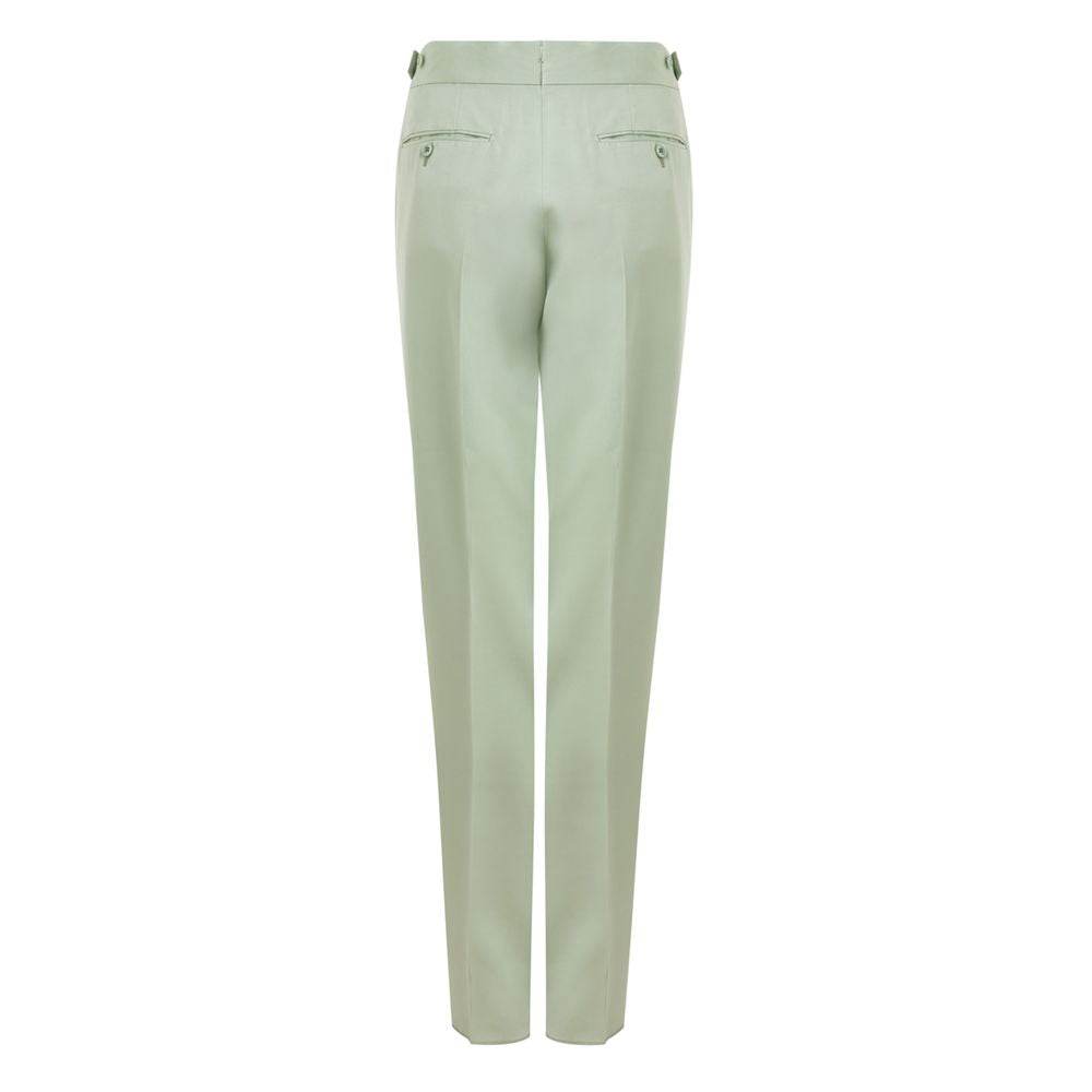 Tom Ford Green Viscose Chino Pant - Hilstor